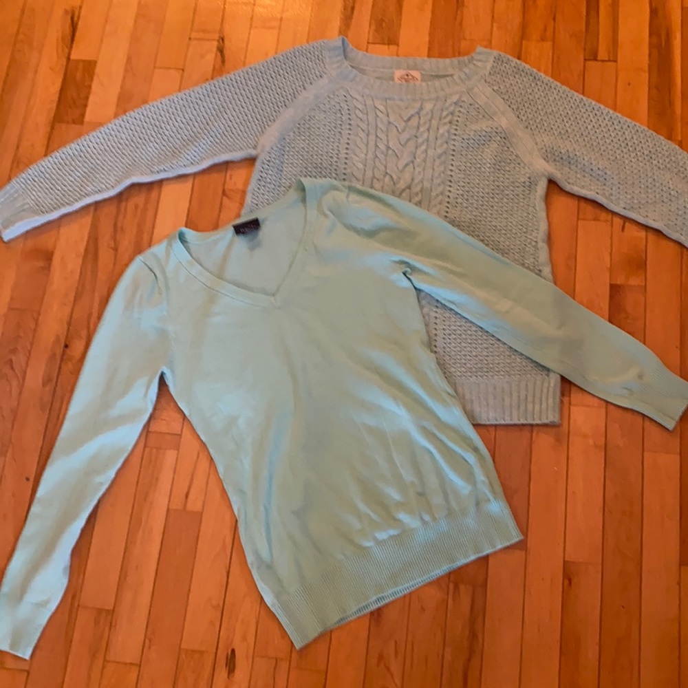 Two large sweaters